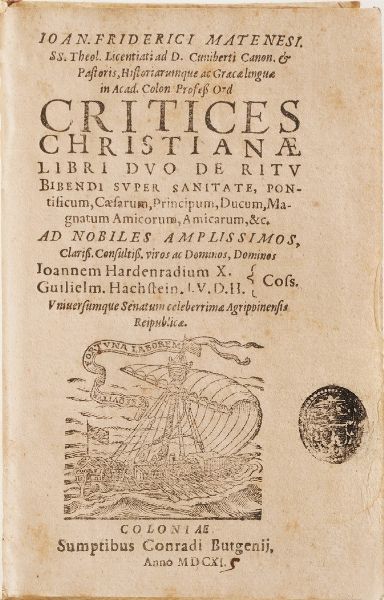 Lotto di libri (con ex libris silografico)  - Asta Libri Antichi - Associazione Nazionale - Case d'Asta italiane