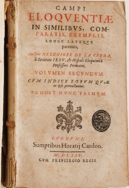 Lotto di libri (con ex libris silografico)  - Asta Libri Antichi - Associazione Nazionale - Case d'Asta italiane