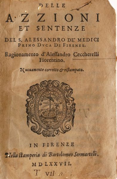 Bernardino Santinelli La vergine sposa ad opera,In Venetia 1645  - Asta Libri Antichi - Associazione Nazionale - Case d'Asta italiane