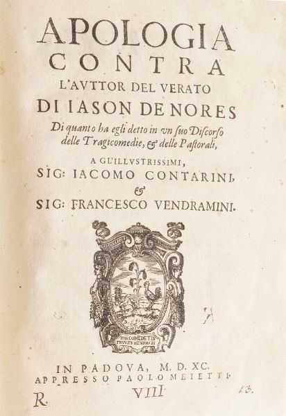 Bernardino Santinelli La vergine sposa ad opera,In Venetia 1645  - Asta Libri Antichi - Associazione Nazionale - Case d'Asta italiane