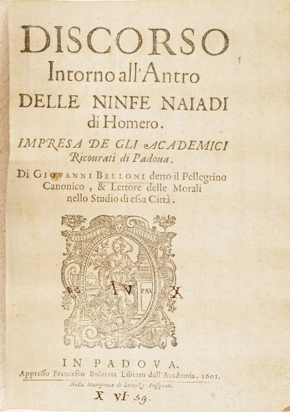 Bernardino Santinelli La vergine sposa ad opera,In Venetia 1645  - Asta Libri Antichi - Associazione Nazionale - Case d'Asta italiane