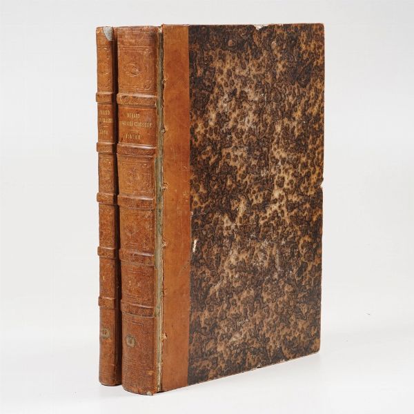 Durand Jean Nicola Louis - Legrand Jacques-Guillaume Raccolta e parallelo delle fabbriche classiche di tutti i tempi e di ogni popolo e di ciascun stile...Venezia, Giuseppe Antonelli, 1833. Due volumi, uno di testo e l'altro di figure.  - Asta Libri Antichi - Associazione Nazionale - Case d'Asta italiane