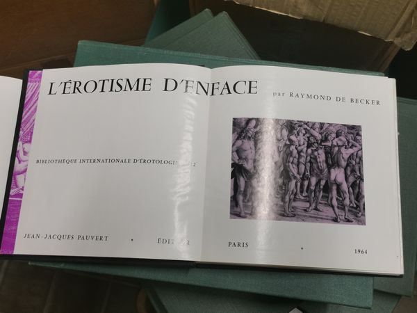 Libri erotici e galanti Raccolta di 34 libri di argomento licenzioso in edizione del sec XX.  - Asta Libri Antichi - Associazione Nazionale - Case d'Asta italiane