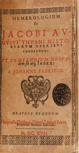 Raccolta di volumi miscellanei dal XVI al XVII sec. (con ex libris sillografico)  - Asta Libri Antichi - Associazione Nazionale - Case d'Asta italiane