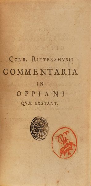 Raccolta di volumi miscellanei dal XVI al XVII sec. (con ex libris sillografico)  - Asta Libri Antichi - Associazione Nazionale - Case d'Asta italiane