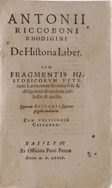 Marsilio Ficino Marsilii Ficini, Florentini Medici Atque Philosophi... Venezia, Sub Signo diui Giorgij, 1548  - Asta Libri Antichi - Associazione Nazionale - Case d'Asta italiane