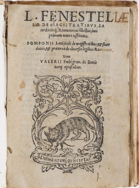 Marsilio Ficino Marsilii Ficini, Florentini Medici Atque Philosophi... Venezia, Sub Signo diui Giorgij, 1548  - Asta Libri Antichi - Associazione Nazionale - Case d'Asta italiane