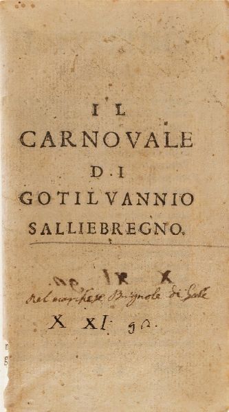 Raccolta di volumi miscellanei dal XVI al XIX sec.  - Asta Libri Antichi - Associazione Nazionale - Case d'Asta italiane