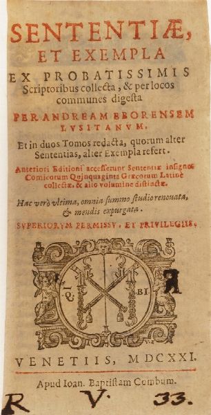 Raccolta di volumi miscellanei dal XVI al XIX sec.  - Asta Libri Antichi - Associazione Nazionale - Case d'Asta italiane