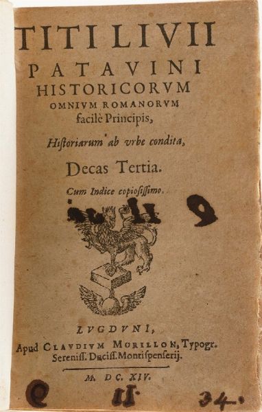 Raccolta di volumi miscellanei dal XVI al XIX sec.  - Asta Libri Antichi - Associazione Nazionale - Case d'Asta italiane