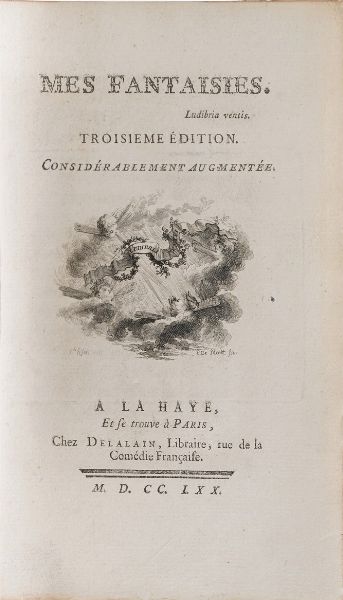 Claude-Prosper Jolyot de Crebillon. Les Amours de Zeokinizul roi des kofirans, Amsterdam 1747.  - Asta Libri Antichi - Associazione Nazionale - Case d'Asta italiane