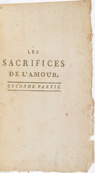 Claude-Prosper Jolyot de Crebillon. Les Amours de Zeokinizul roi des kofirans, Amsterdam 1747.  - Asta Libri Antichi - Associazione Nazionale - Case d'Asta italiane