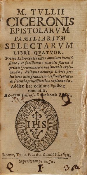 Raccolta di volumi del XVII sec.  - Asta Libri Antichi - Associazione Nazionale - Case d'Asta italiane