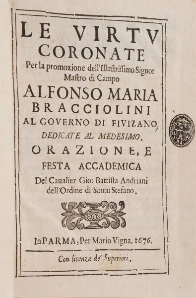 Raccolta di volumi miscellanei dal XVI al XVII sec.(Con ex libris silografico)  - Asta Libri Antichi - Associazione Nazionale - Case d'Asta italiane