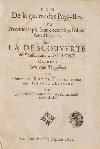 Raccolta di volumi miscellanei dal XVI al XVII sec.(Con ex libris silografico)  - Asta Libri Antichi - Associazione Nazionale - Case d'Asta italiane