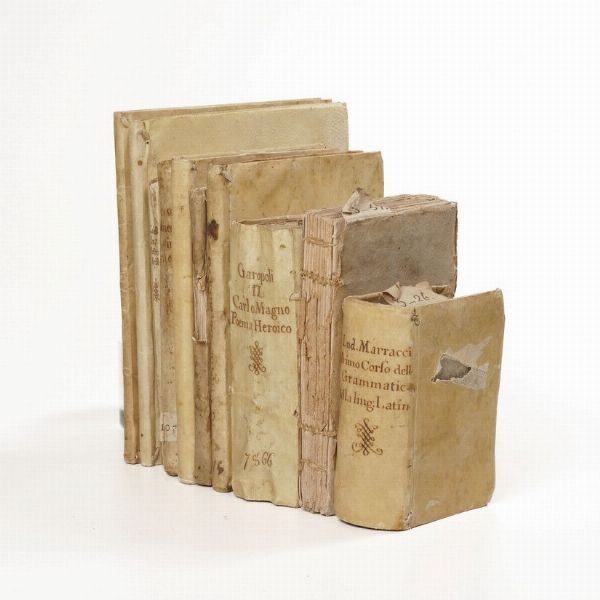 Raccolta di volumi miscellanei dal XVI al XVII sec.(Con ex libris silografico)  - Asta Libri Antichi - Associazione Nazionale - Case d'Asta italiane