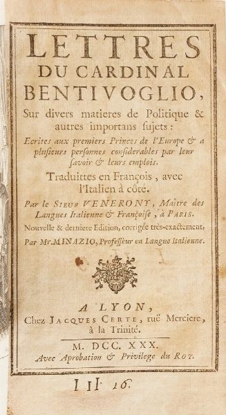 Raccolta di volumi miscellanei dal XVI al XVIII sec.  - Asta Libri Antichi - Associazione Nazionale - Case d'Asta italiane