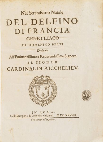 Raccolta di volumi miscellanei dal XVII al XVIII sec.  - Asta Libri Antichi - Associazione Nazionale - Case d'Asta italiane