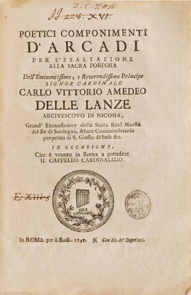 Raccolta di volumi miscellanei dal XVII al XVIII sec.  - Asta Libri Antichi - Associazione Nazionale - Case d'Asta italiane