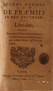 Raccolta di volumi miscellanei del XVII sec. (Con ex libris silografico)  - Asta Libri Antichi - Associazione Nazionale - Case d'Asta italiane
