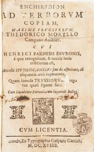 Raccolta di volumi miscellanei del XVII sec. (Con ex libris silografico)  - Asta Libri Antichi - Associazione Nazionale - Case d'Asta italiane