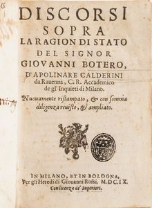 Raccolta volumi miscellanei dal XVI al XVII sec. (Con ex libris silografico)  - Asta Libri Antichi - Associazione Nazionale - Case d'Asta italiane
