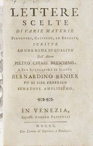 Muratori Ludovico Antonio La filosofia morale...tomo primo e secondo...Venezia,Orlandini,1776  - Asta Libri Antichi - Associazione Nazionale - Case d'Asta italiane