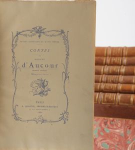 Autori vari. Poesies diverses, Paris Quantin, fine secolo XIX.  - Asta Libri Antichi - Associazione Nazionale - Case d'Asta italiane