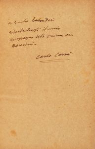 Boccioni Umberto. Estetica e arte futuriste. Milano Il Balcone, 1946.  - Asta Libri Antichi - Associazione Nazionale - Case d'Asta italiane