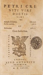 Antonio Pellegrini Della vita solitaria et de lo sprezzamento della morte...Venezia, 1548  - Asta Libri Antichi - Associazione Nazionale - Case d'Asta italiane