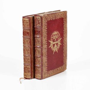 AUTORI VARI - Autori Vari Almanach Royal, pour lanne 1733 e 1734, a Paris, de lImprimerie de la Veuve dHoury