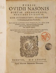 Lotto di libri (con ex libris silografico)  - Asta Libri Antichi - Associazione Nazionale - Case d'Asta italiane