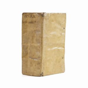 Bartholomeus Anglicus Bartholomaei Anglici, De Genuinis Rerum  Coelestium terre stirpum et inferarum propietatibus, In Francoforte, 1601  - Asta Libri Antichi - Associazione Nazionale - Case d'Asta italiane