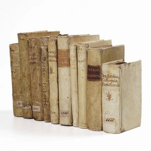 Raccolta di volumi miscellanei dal XVI al XVIII sec.  (Con ex libris silografico)  - Asta Libri Antichi - Associazione Nazionale - Case d'Asta italiane