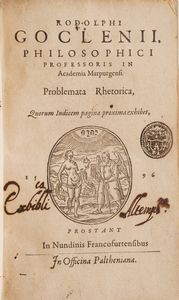 Raccolta di volumi miscellanei dal XVI al XVIII sec.  (Con ex libris silografico)  - Asta Libri Antichi - Associazione Nazionale - Case d'Asta italiane