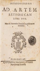 Raccolta di volumi miscellanei dal XVI al XVIII sec.  (Con ex libris silografico)  - Asta Libri Antichi - Associazione Nazionale - Case d'Asta italiane