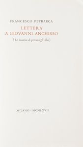 Garzo Dallincisa Le Rime. Verona Mardersteig 1972  - Asta Libri Antichi - Associazione Nazionale - Case d'Asta italiane