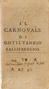 Raccolta di volumi miscellanei dal XVI al XIX sec.  - Asta Libri Antichi - Associazione Nazionale - Case d'Asta italiane