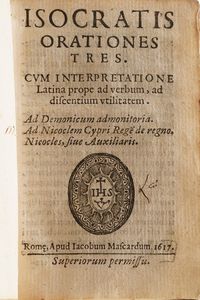 Raccolta di volumi del XVII sec.  - Asta Libri Antichi - Associazione Nazionale - Case d'Asta italiane