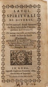 Vincenzo Strambali Linnocenza Condannata Ovvero la Creduta Adulteria...Macerata 1641  - Asta Libri Antichi - Associazione Nazionale - Case d'Asta italiane