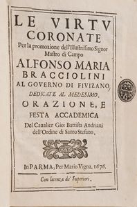 Raccolta di volumi miscellanei dal XVI al XVII sec.(Con ex libris silografico)  - Asta Libri Antichi - Associazione Nazionale - Case d'Asta italiane