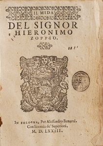 Raccolta di volumi miscellanei dal XVI al XVII sec.(Con ex libris silografico)  - Asta Libri Antichi - Associazione Nazionale - Case d'Asta italiane