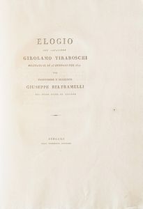 Bergamo-Edizioni di interesse bergamasco 10 opere di interesse bergamasco o stampate a Bergamo  - Asta Libri Antichi - Associazione Nazionale - Case d'Asta italiane