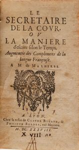 Raccolta di volumi miscellanei dal XVI al XVIII sec.  - Asta Libri Antichi - Associazione Nazionale - Case d'Asta italiane