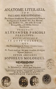 Raccolta di volumi miscellanei dal XVII al XVIII sec.  - Asta Libri Antichi - Associazione Nazionale - Case d'Asta italiane