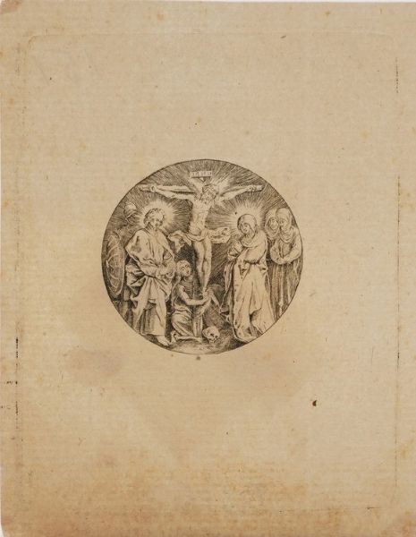 Johan Wierix (1563- prima del 1619) Crocifissione... Bruxelles, Fine XVI sec. - inizio XVII sec.  - Asta Stampe, Vedute e Carte Geografiche - Associazione Nazionale - Case d'Asta italiane