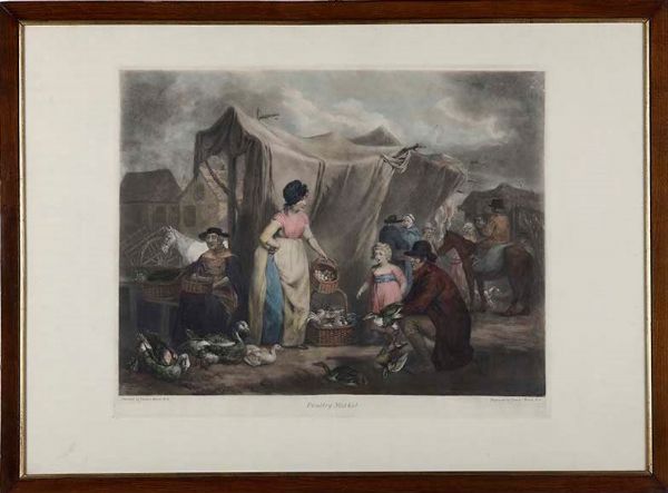 Ward James Poultry market, 1803  - Asta Stampe, Vedute e Carte Geografiche - Associazione Nazionale - Case d'Asta italiane