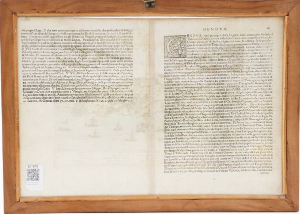 Genova - vedute Genova, vedute viste dal mare. Secolo XVI-XVII  - Asta Stampe, Vedute e Carte Geografiche - Associazione Nazionale - Case d'Asta italiane