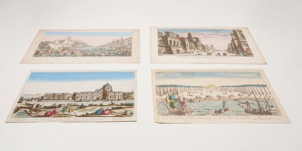 Jacques Chreau Vue de l'Eglise S.t Pierre au Vatican et du Palais Papal... Paris, 1760  - Asta Stampe, Vedute e Carte Geografiche - Associazione Nazionale - Case d'Asta italiane