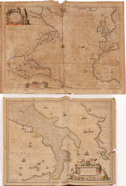 Ioannis Iansoniu. Neapolitanum Regnum... Amsterdam, (1647).  - Asta Stampe, Vedute e Carte Geografiche - Associazione Nazionale - Case d'Asta italiane